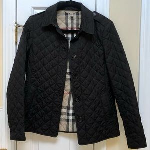 Burberry Black Quilted Jacket